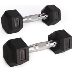 Phoenix Fitness Pair Of Hex Dumbbells 2.5Kg