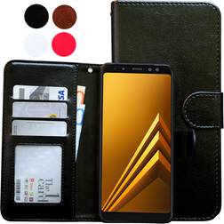 Stargadgets Pu Leather Wallet Case for Galaxy A8 2018