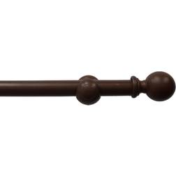 Caecus FX 240 cm Wooden Walnut Eyelet Curtain Pole
