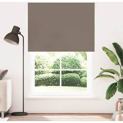 vidaXL Mörkläggningsgardin Kaffe 150x230 cm Tyg 146,6 cm
