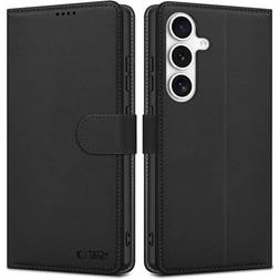 Tech-Protect Galaxy S25 Plånboksfodral Svart