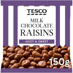 Tesco Milk Chocolate Raisins 150 G 150g