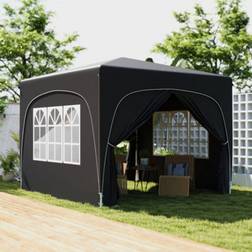 OutSunny UPF50+ Pop Up Gazebo with Sides and Carry Bag