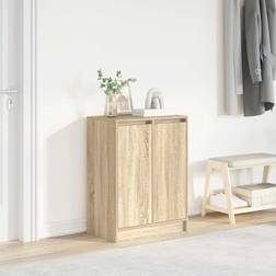 vidaXL Sonoma Ek Skoskåp 57 x 34 x 76 cm Skoställ