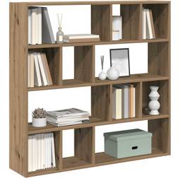 vidaXL Hantverksmässig Rumsavdelare 105 x 24 x 102 cm Bokhylla