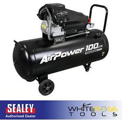 Sealey 100L V-Twin Direct Drive Air Compressor
