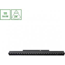 Spectrum Grid M Linear Lamp Black Loftplafond 33cm