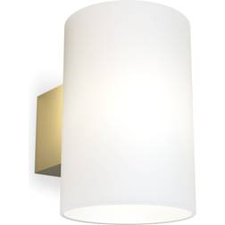 Herstal Evoke Vägglampa Large Satin Brass Opalglas Väggarmatur