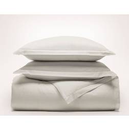 Boll & Branch Signature Hemmed Set Duvet Cover White (269.2x233.7cm)