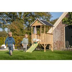 Exit Toys Panorama 300 Wooden Playhouse with Slide