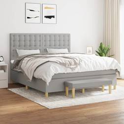 vidaXL Mit Matratze 160 x 200 cm Boxspringbett