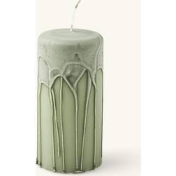 Søstrene Grene Cube Dusty Green LED-lys 12cm