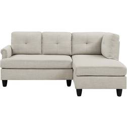 Lark Manor W008913501 Beige Sofa 78" 3 Seater