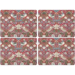 Pimpernel Strawberry Thief Glasbrik 4stk