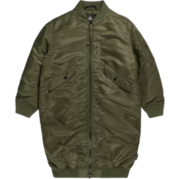 G-Star Long Bomber Jacket - Dark Olive