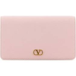 Valentino Garavani V Logo Signature Clutch - Pastel Pink