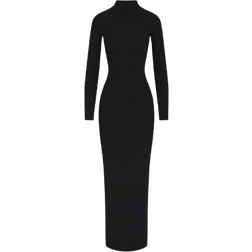 SKIMS Turtleneck Long Dress - Onyx