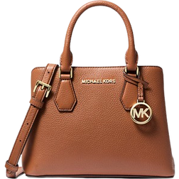 Michael Kors Camille Small Pebbled Leather Satchel - Luggage