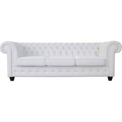XL Moebel Mello White Sofa 230cm 3 Seater