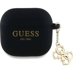 Guess Schutzhülle für AirPods 4 Silicone 4G Charm Case