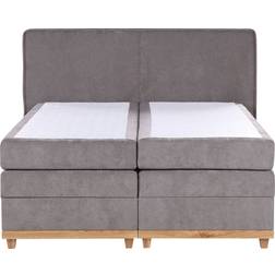 Beliani Fabric Divan Set King Size 5ft3 Continental Bed