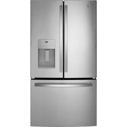 GE Counter-depth Bottom-Freezer Refrigerator GYE21JYMFS Stainless Steel