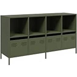 vidaXL Olive Green 135 x 39 x 73.5 cm Sideboard