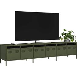 vidaXL Olivgrön 202 x 39 x 43,5 cm TV-bänk