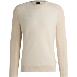 HUGO BOSS Regular-Fit Trui - Wit