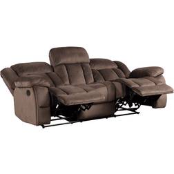 Ebern Designs Oxier Brown Sofa 84" 3 Seater