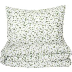 Kosta Linnewäfveri Fagerhult Green/white Påslakan Grön, Vit (210x150cm)