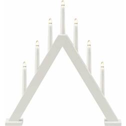Konstsmide 3931-205LB Matte White Adventsljusstake 45.3cm