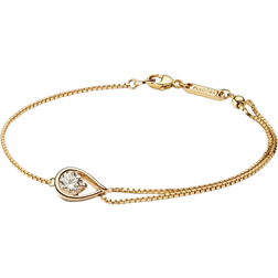 Pandora Infinite Double Chain Bracelet - Gold/Diamond