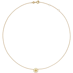Tory Burch Kira Pendant Necklace - Gold/White
