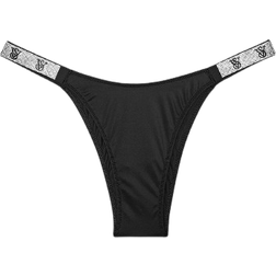 Victoria's Secret Shine Strap Brazilian Panty - Black