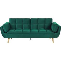 Beliani Asby Green Sofa 218cm 3 Seater