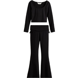 H&M Jersey Set 2-piece - Black (1273972001)