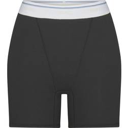 SKIMS Cotton Rib Boxer - Black