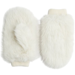 H&M Fluffy Mittens - White