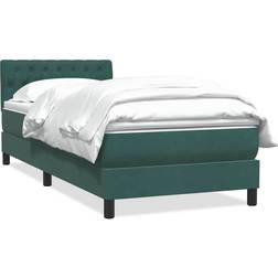 vidaXL Box Spring Bed with Mattress Kontinentalsäng 100x210cm
