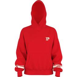 PINK Ivy Fleece Campus Hoodie - Bright Vermillion