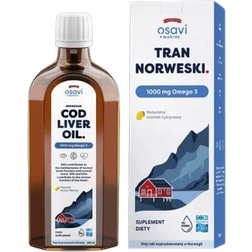 Osavi Norwegian Cod Liver Oil 1000 Mg Lemon Flavor 250ml