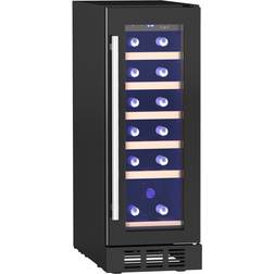 Homcom 19 Bottle Wine Cooler Fridge Black