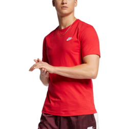 Nike Sportswear Club Men's T-shirt - University Red/White