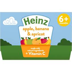 Heinz Apple, Banana & Apricot Baby Food 100g 4pack