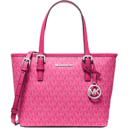 Michael Kors Jet Set Travel Extra Small Logo Top Zip Tote Bag - Dragonfruit