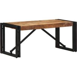 vidaXL Solid Rough Brown Coffee Table 80x40cm