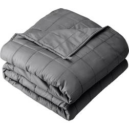 Bare Home Minimalist Weight Blanket Gray (152.4x101.6cm)