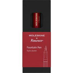 Moleskine Kaweco Fountain Pen Red with Blue Ink