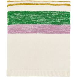 Joules The Beekeepers Cottage Throw 130cm W x 170cm L Blankets White, Green, Purple (170x)
